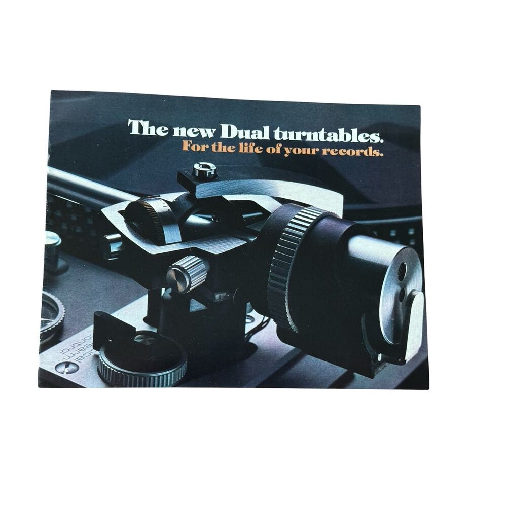 Vintage Dual Turntables Sales Brochure Flyer CS1237 CS1242 CS721 Audio Hi-Fi